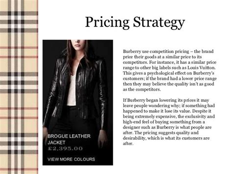 burberry pricing strategy|burberry's new strategy.